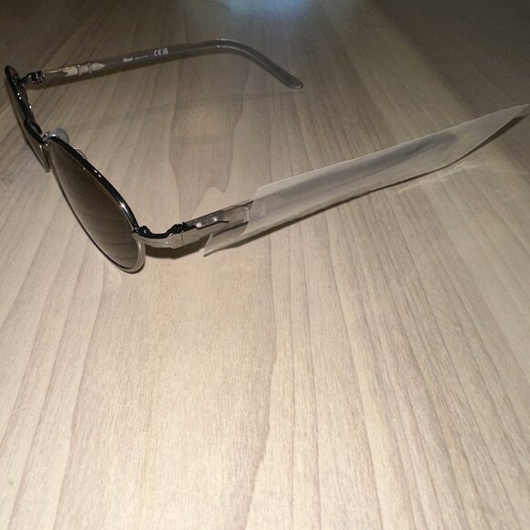 NWOT Persol Ida Sunglasses Brown Gunmetal PO1018S 513/33 52-21 main image 4